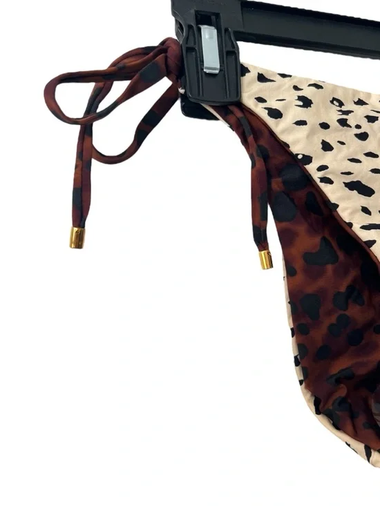 PQ Swim Reversible Wild Heart Tie Teeny Bikini Bottom Size L - Picture 5 of 10